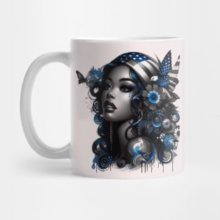 American Beauty, Blue Gray | Catsie Cat Mug